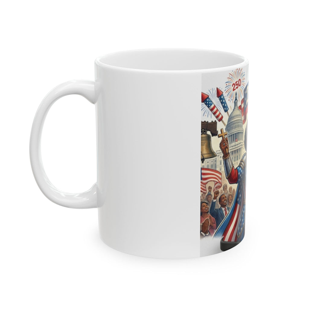 USA 250th Celebration Ceramic Mug, (11oz, 15oz)