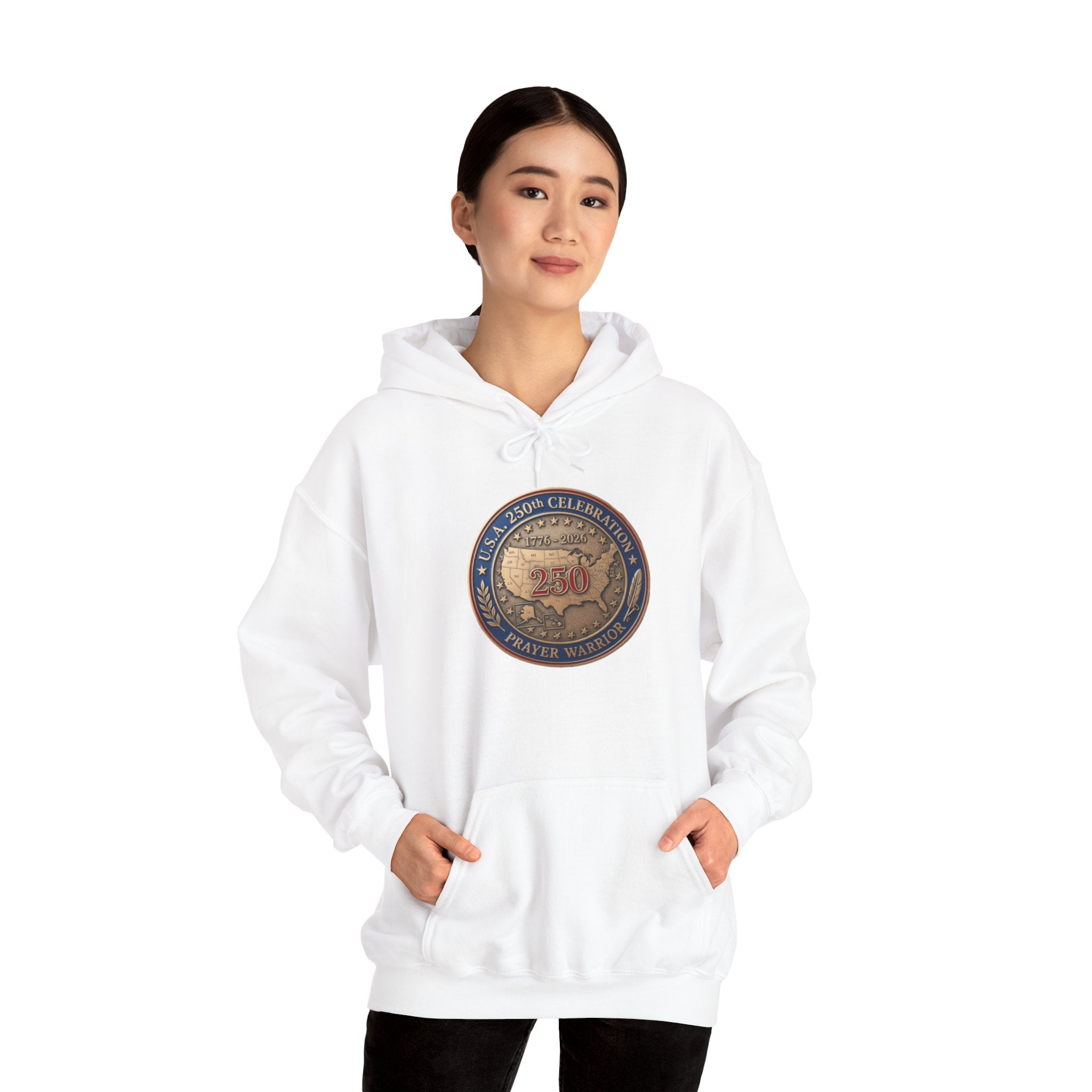 USA 250th Celebration Unisex Heavy Blend™ Hooded Sweatshirt