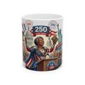 USA 250th Celebration Ceramic Mug, (11oz, 15oz)